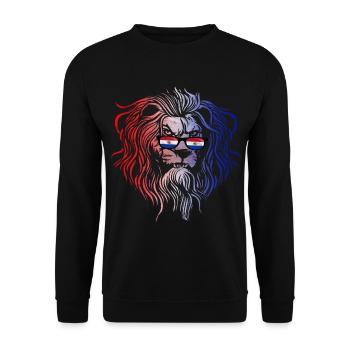 Paraguay - Unisex Pullover - Schwarz - Vorne - Alina (178cm) & Michal (187cm)