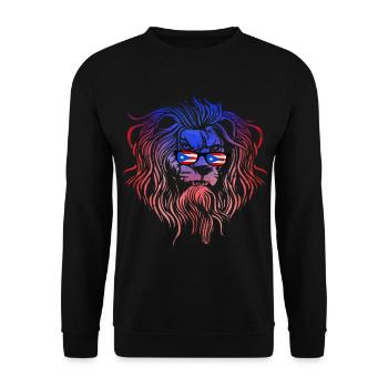 Puerto Rico - Unisex Pullover - Schwarz - Vorne - Alina (178cm) & Michal (187cm)