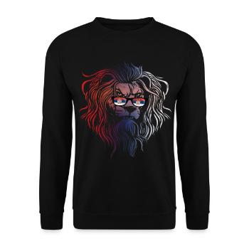 Serbia - Unisex Sweatshirt - black - Front - Alina (178cm) & Michal (187cm)