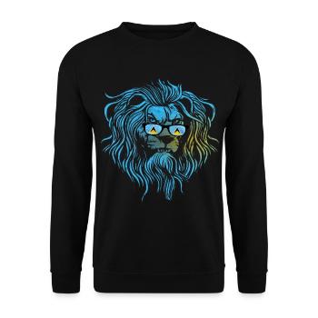 Saint Lucia - Unisex Sweatshirt - black - Front - Alina (178cm) & Michal (187cm)