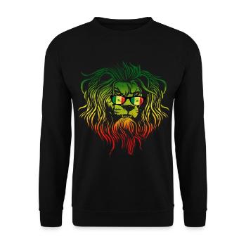 Senegal - Unisex Sweatshirt - black - Front - Alina (178cm) & Michal (187cm)