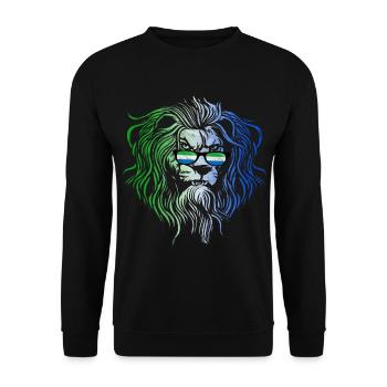 Sierra Leone - Unisex Pullover - Schwarz - Vorne - Alina (178cm) & Michal (187cm)