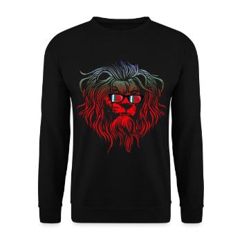 South Maluku - Unisex Sweatshirt - black - Front - Alina (178cm) & Michal (187cm)