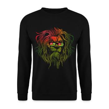 Togo - Unisex Sweatshirt - black - Front - Alina (178cm) & Michal (187cm)