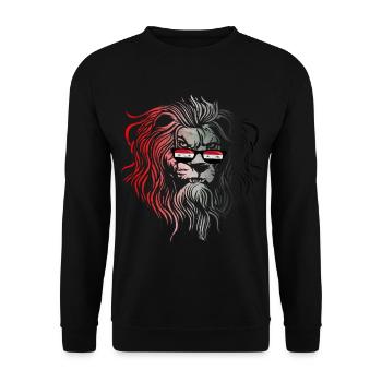 Syria - Unisex Sweatshirt - black - Front - Alina (178cm) & Michal (187cm)