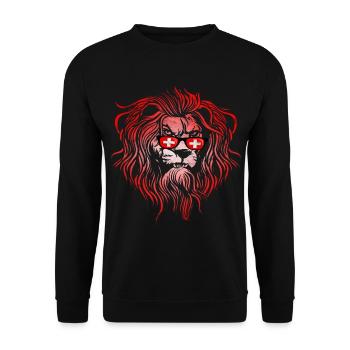 Switzerland - Unisex Sweatshirt - black - Front - Alina (178cm) & Michal (187cm)