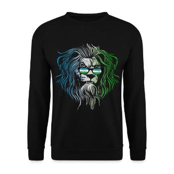 Ouzbékistan - Sweat-shirt Unisexe - noir - Devant - Alina (178cm) & Michal (187cm)