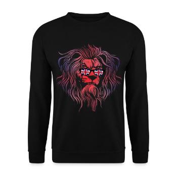 United Kingdom - Unisex Sweatshirt - black - Front - Alina (178cm) & Michal (187cm)