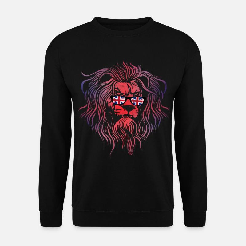 Großbritannien - Unisex Pullover - Schwarz