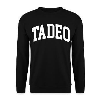 Tadeo - Sweat-shirt Unisexe - noir - Devant - Alina (178cm) & Michal (187cm)