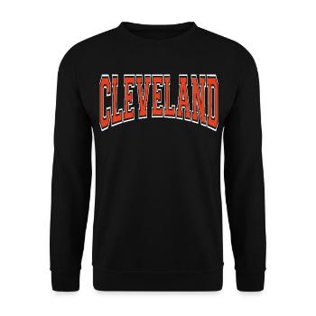 Cleveland - Unisex Sweatshirt - black - Front - Alina (178cm) & Michal (187cm)