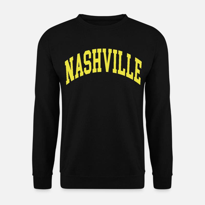 Nashville - Unisex Pullover - Schwarz