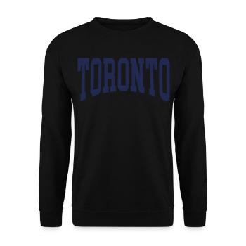 Toronto - Unisex Sweatshirt - black - Front - Alina (178cm) & Michal (187cm)