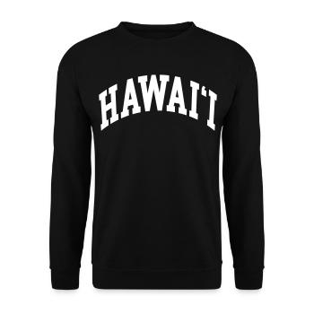 Hawaii - Unisex Pullover - Schwarz - Vorne - Alina (178cm) & Michal (187cm)