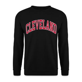 Cleveland - Unisex Sweatshirt - black - Front - Alina (178cm) & Michal (187cm)