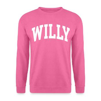 Willy - Unisex Pullover - Pink - Vorne