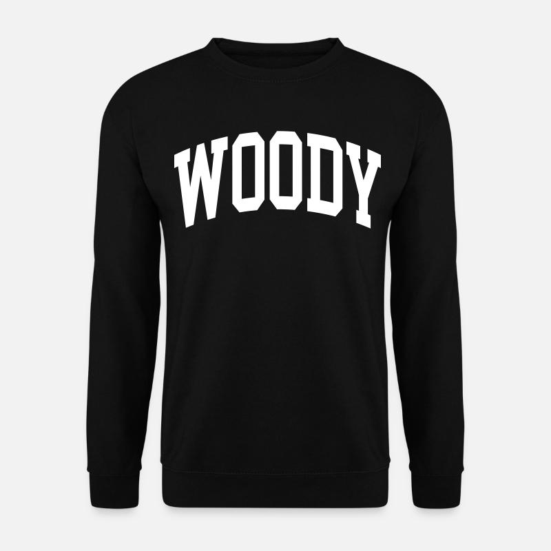 Woody - Unisex Pullover - Schwarz