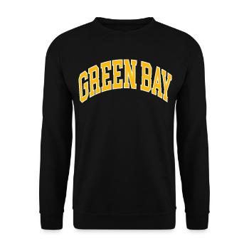 Green Bay - Unisex Pullover - Schwarz - Vorne - Alina (178cm) & Michal (187cm)