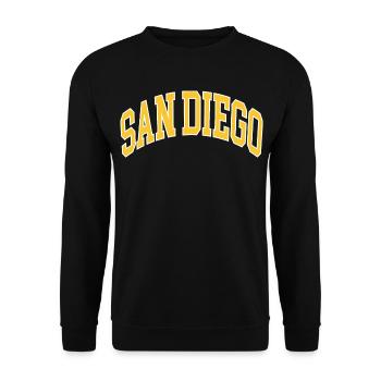 San Diego - Sweat-shirt Unisexe - noir - Devant - Alina (178cm) & Michal (187cm)