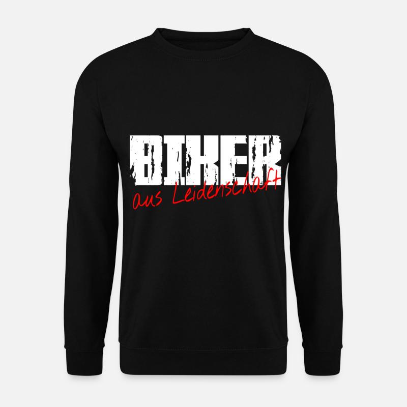 Biker aus Leidenschaft - Unisex Pullover - Schwarz