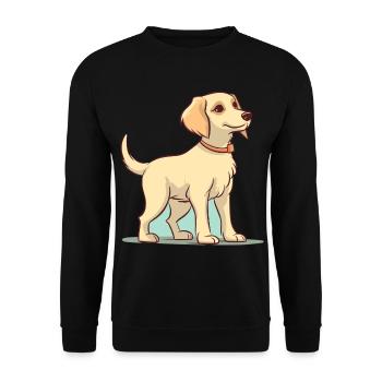 Conception de chien mignon pour les propriétaires de chiens - Sweat-shirt Unisexe - noir - Devant - Alina (178cm) & Michal (187cm)