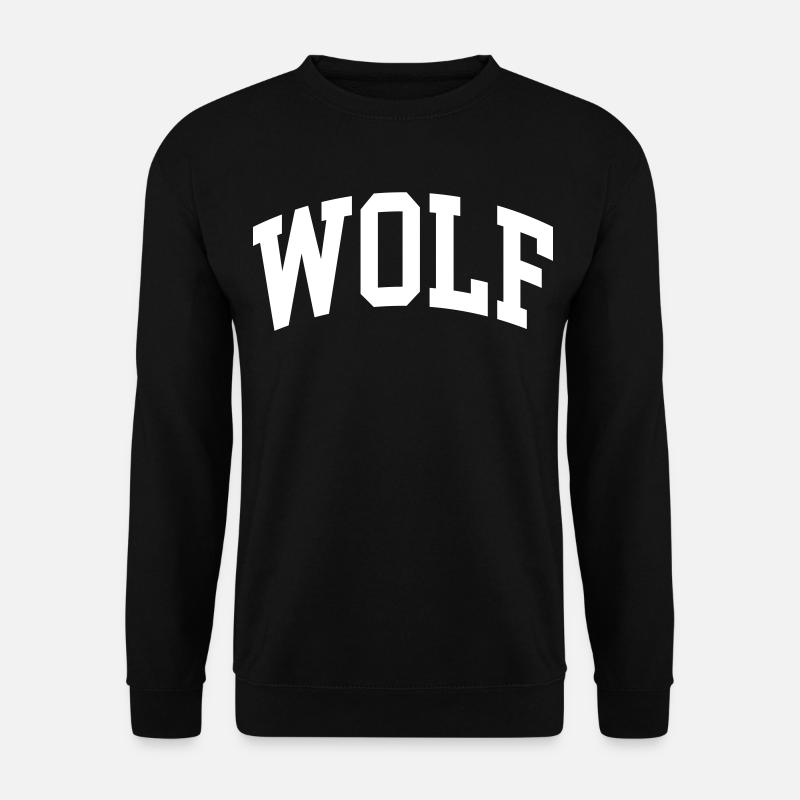 Wolf - Unisex Sweatshirt - black