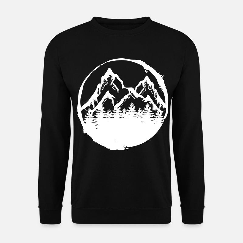 Wald Baum Förster Geschenk - Unisex Pullover - Schwarz