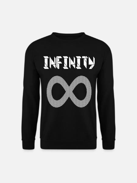 l'infini, l'infini - symbole, 8 - Sweat-shirt Unisexe - noir