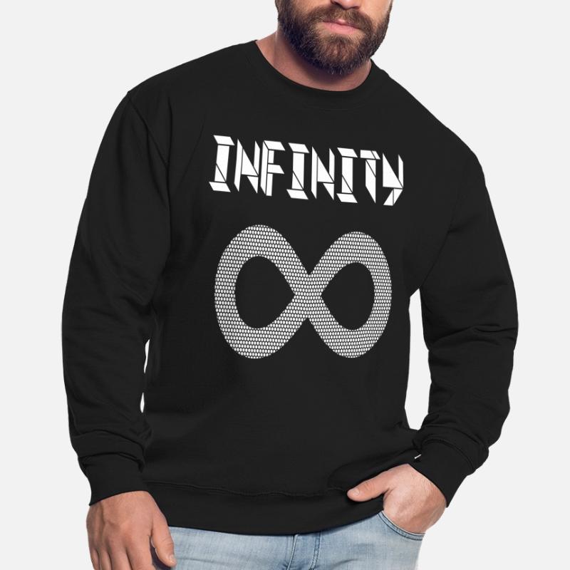 infinity, infinity - symbol, lying 8 Unisex Sweatshirt