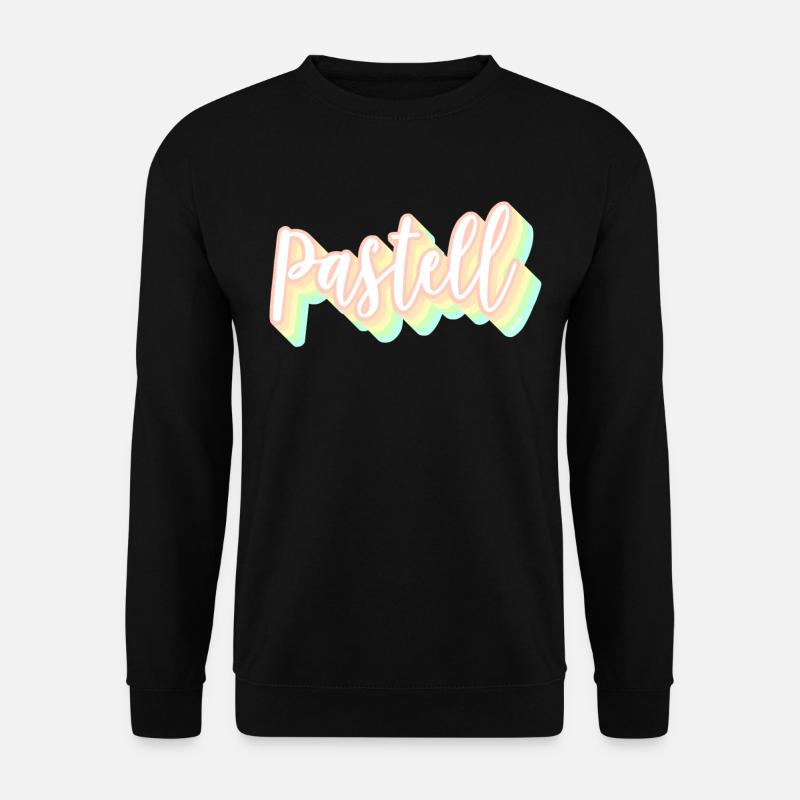 Pastel - Unisex Sweatshirt - black