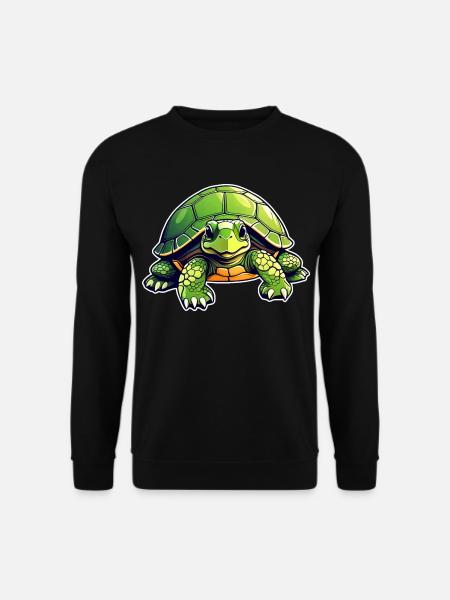 Cute Turtle - Unisex Sweatshirt - black