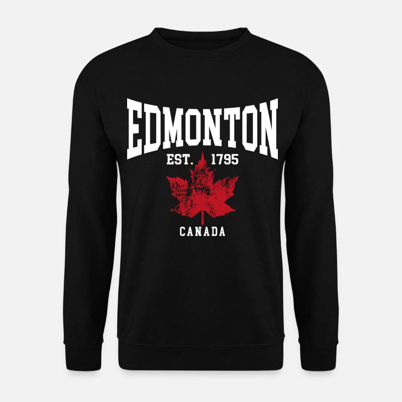 Edmonton - Unisex Pullover - Schwarz
