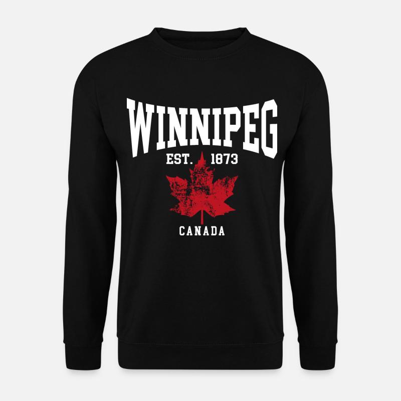 Winnipeg - Unisex Pullover - Schwarz