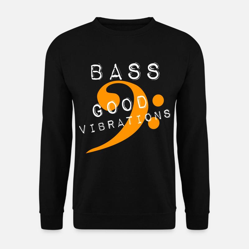 bass-good vibrations - Unisex Pullover - Schwarz