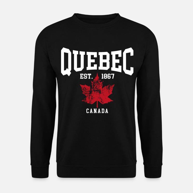 Quebec - Unisex Sweatshirt - black