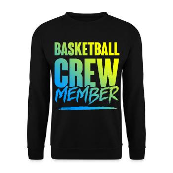 Équipe de basket-ball - Sweat-shirt Unisexe - noir - Devant - Alina (178cm) & Michal (187cm)