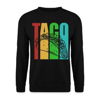 Taco - Unisex Pullover - Schwarz - Vorne - Alina (178cm) & Michal (187cm)