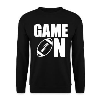 Football américain américain sportif américain - Sweat-shirt Unisexe - noir - Devant - Alina (178cm) & Michal (187cm)