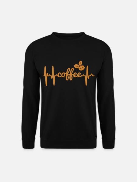 Kaffee - Unisex Pullover - Schwarz