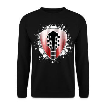 Musik Gitarre - Unisex Pullover - Schwarz - Vorne - Alina (178cm) & Michal (187cm)