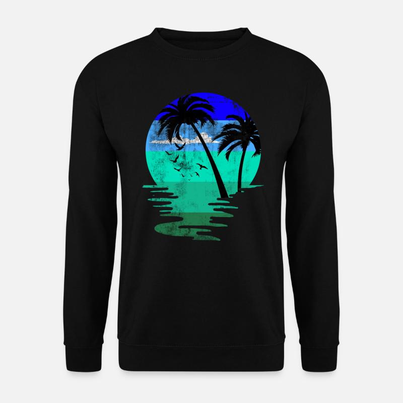 Beach Strand - Unisex Pullover - Schwarz
