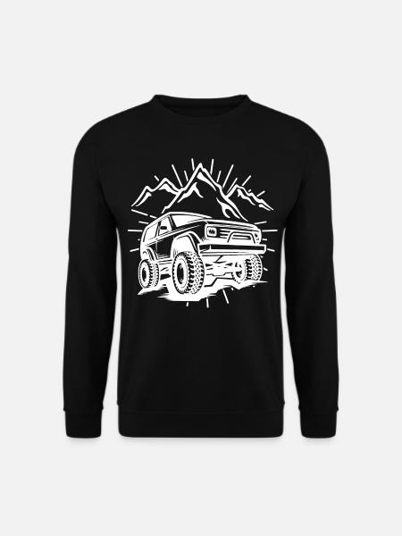 Voiture hors route - Sweat-shirt Unisexe - noir
