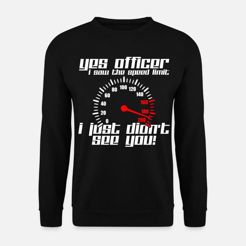 Car speedometer - Unisex Sweatshirt - black