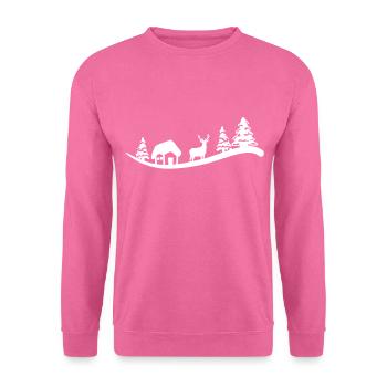 winter - Unisex Sweatshirt - pink - Front
