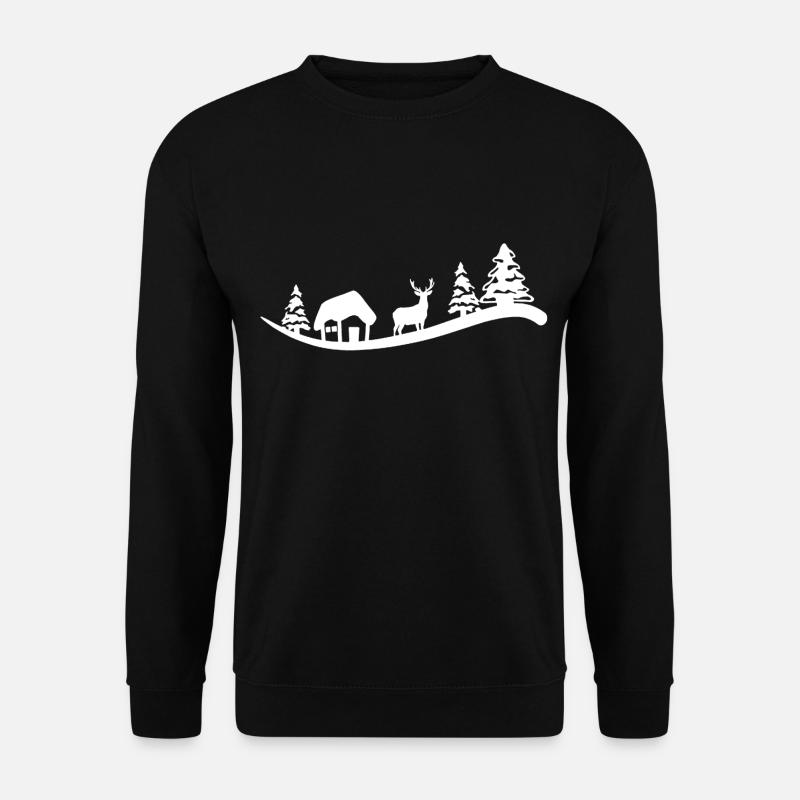 Winter - Unisex Pullover - Schwarz