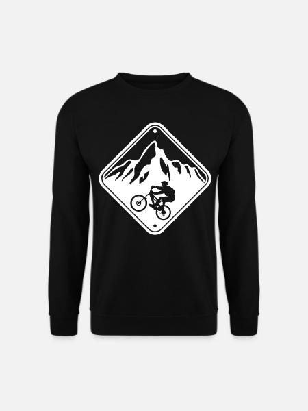 Vélo VTT VTT Sportif Biker sportif - Sweat-shirt Unisexe - noir