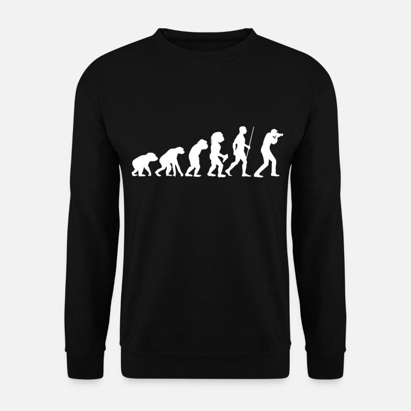 Kamera Evolution - Unisex Pullover - Schwarz