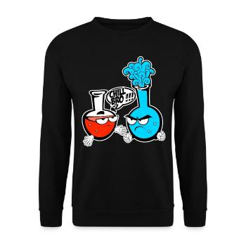Chimie - Sweat-shirt Unisexe - noir - Devant - Alina (178cm) & Michal (187cm)