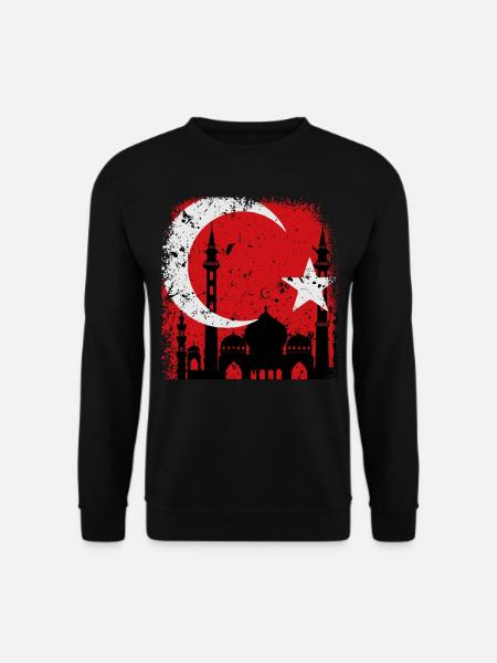 Türkei - Unisex Pullover - Schwarz