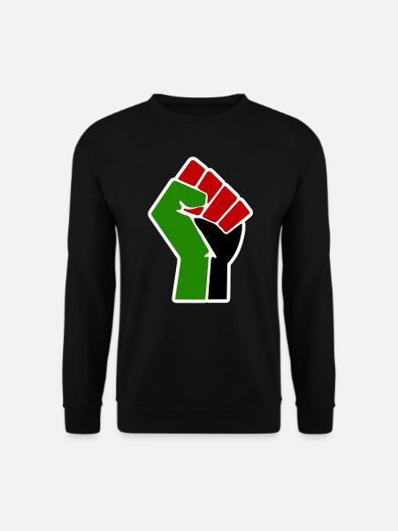 Palestina fist - Unisex Sweatshirt - black
